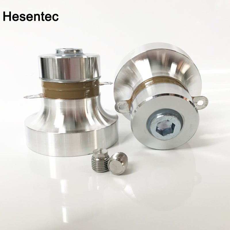 28K 40K Hesentec Dual Frequency Ultrasonic Vibration Transducer