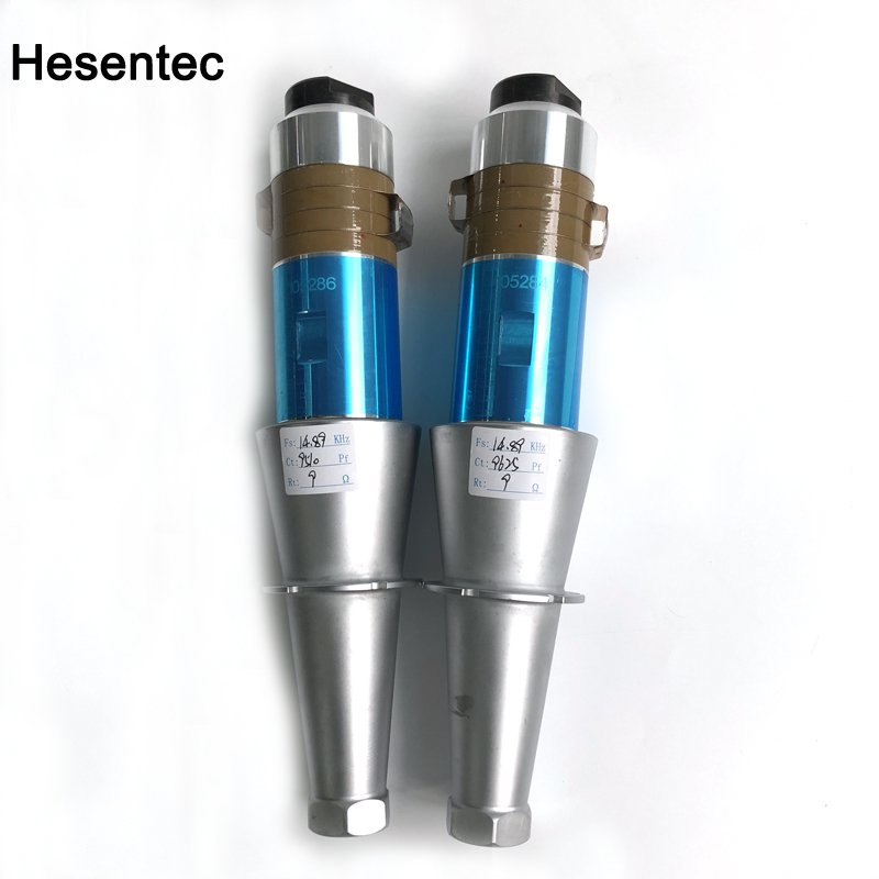 20KHz Fabric Mask Spot Ultrasonic Welding Transducer With Horn